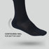 XYXX Crew-Length Socks - Pitch Black