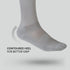 XYXX Crew-Length Socks - Cement Grey