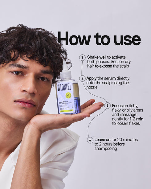 Moxie Beauty Dandruff Detox Pre-Wash Treatment