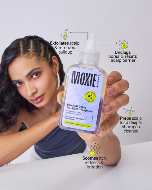 Moxie Beauty Dandruff Detox Pre-Wash Treatment