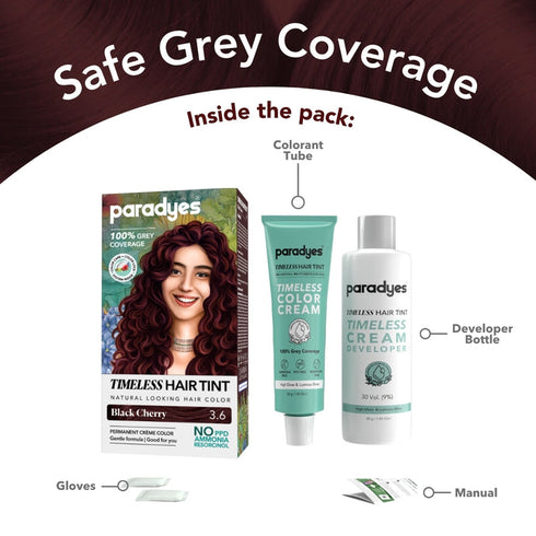 Paradyes Mini Black Cherry Timeless Hair Tint