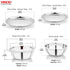 Vinod 30 Pieces Stainless Steel Dinner Set Heavy Gauge Mirror Finish Food Grade Steel Dishwasher safe and ISI Certified
