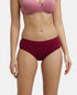 Jockey High Coverage Cotton Hipsters with Ultra soft Exposed Waistband | Assorted | Pack of 3