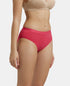 Jockey High Coverage Cotton Hipsters with Ultra soft Exposed Waistband | Assorted | Pack of 3