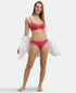 Jockey Medium Coverage Cotton Bikini With Exposed Waistband | Assorted | Pack of 3