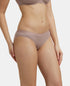 Jockey Medium Coverage Cotton Bikini With Exposed Waistband | Assorted | Pack of 3