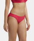 Jockey Medium Coverage Cotton Bikini With Exposed Waistband | Assorted | Pack of 3