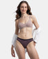 Jockey Medium Coverage Cotton Mid Waist Bikini With Exposed Waistband | Black, Classic Navy & Valerian | Pack of 3
