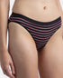 Jockey Medium Coverage Cotton Mid Waist Bikini With Exposed Waistband | Black, Classic Navy & Valerian | Pack of 3
