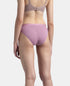 Jockey Medium Coverage Cotton Mid Waist Bikini With Exposed Waistband | Black, Classic Navy & Valerian | Pack of 3