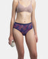 Jockey High Coverage Cotton Mid Waist Hipster With Exposed Waistband | Black, Classic Navy & Valerian | Pack of 3