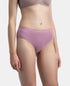 Jockey High Coverage Cotton Mid Waist Hipster With Exposed Waistband | Black, Classic Navy & Valerian | Pack of 3