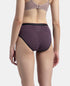 Jockey High Coverage Cotton Mid Waist Hipster With Exposed Waistband | Black, Classic Navy & Valerian | Pack of 3