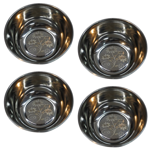 Stainless Steel Bowl Multipurpose 84g Pack of 4
