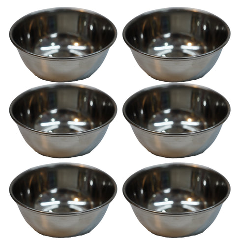 Stainless Steel Bowl Multipurpose 84g Pack of 6