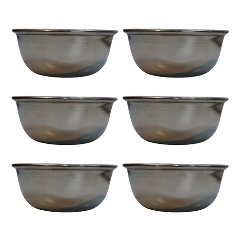 Stainless Steel Bowl Multipurpose 84g Pack of 6