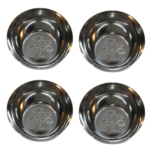 Stainless Steel Bowl Multipurpose 71g Pack of 4