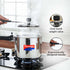 Prestige Nakshatra Alpha Svachh Stainless Steel Spillage Control Pressure Cooker 3 L Silver