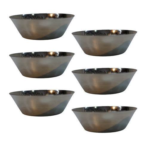 Serving Katori Bowl in Stainless Steel 93g Pack of 6