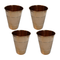 Copper Tumbler Glass 138g Pack of 4