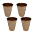 Copper Tumbler Glass 138g Pack of 4