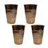 Copper Tumbler Glass 138g Pack of 4
