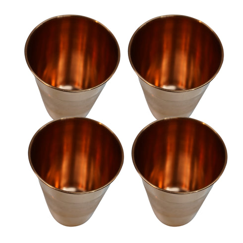 Copper Tumbler Glass 138g Pack of 4