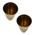 Brass Tumbler Glass 214g Pack of 2