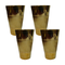 Brass Tumbler Glass 214g Pack of 4
