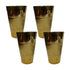 Brass Tumbler Glass 214g Pack of 4