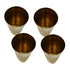 Brass Tumbler Glass 214g Pack of 4