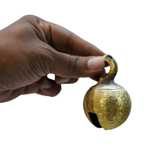 Brass Ten Ghungroo Ankle Bells 247g Set 1