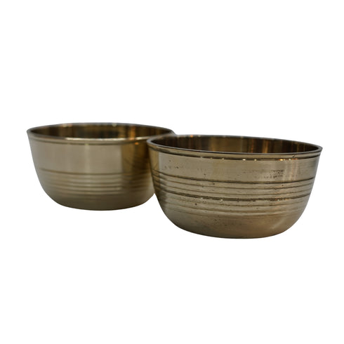 Brass Dining Bowl Peetal Ki Katori (Set of 2) 384g