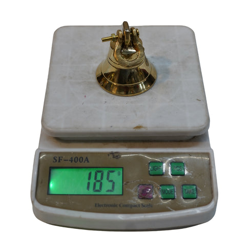 India Hanging Brass Bell 185g Set 1