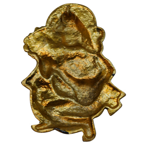 Golden Metal Ganesha Wall Hanging 233g Set 1