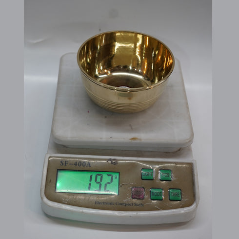 Brass Dining Bowl Peetal Ki Katori (Set of 2) 384g