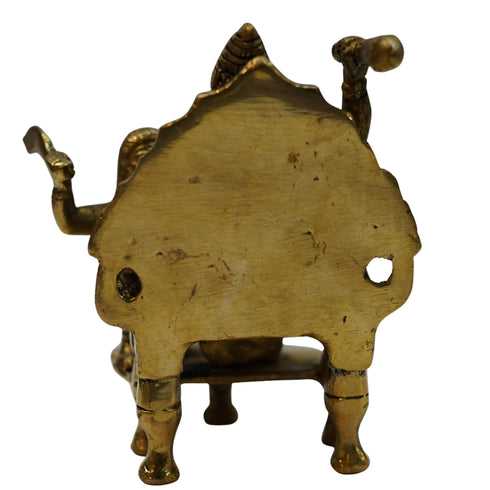 Goddess Baglamukhi Brass Idol 788g Set 1