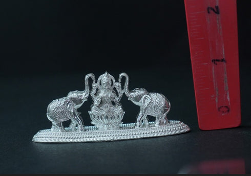 Pure Silver Gaja Laxmi 30g By Mahita Collections