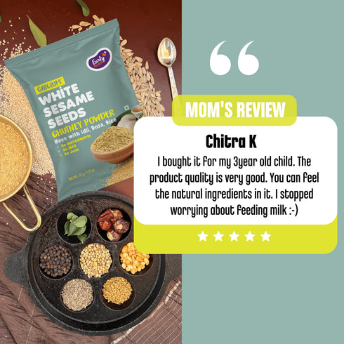 Early Foods Trial Pack Sesame Seeds Chutney Powder