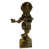 Brass Lord Krishna Playing Flute Statue 538g