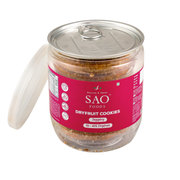 SAO Foods Dryfruit Cookies with Jaggery