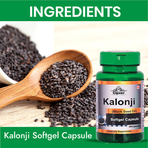Cipzer Kalonji Oil Soft Gel Capsules