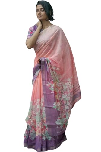 Vasthrlay Banarasi Kanjivaram Wedding Flowerjaal Saree With Blouse Piece