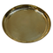 Round Brass Handmade Thali 615g Set 1