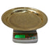 Brass Embossed Thali with Shine 532g Set 1