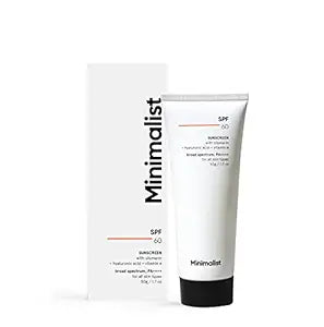 Minimalist SPF 60 PA ++++ Sunscreen With Silymarin 50g