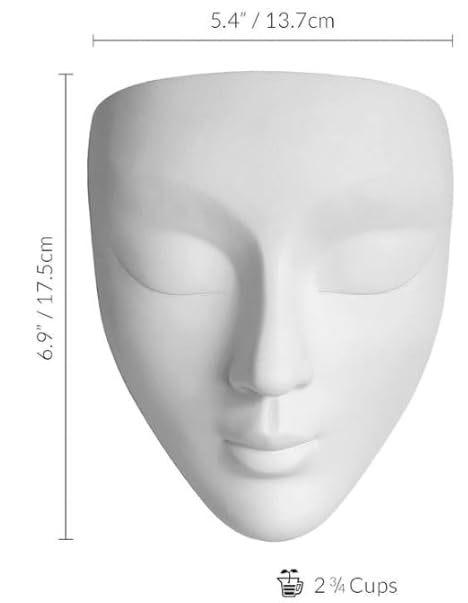 Generic Wall Mounted Face Planter Set| White