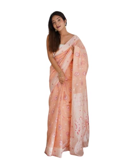Vasthrlay White Kanjivaram Saree