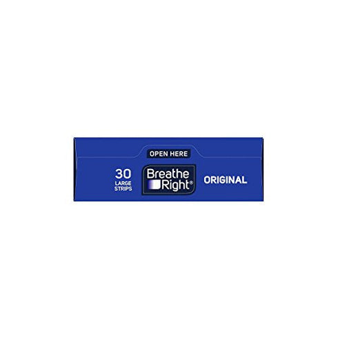 Style Make Breathe Right Original Nose Strips to Reduce Snoring and Relieve Nose Congestion Large Tan 30 Count