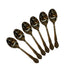 Brass Designer Spoon 57g Pack of 6